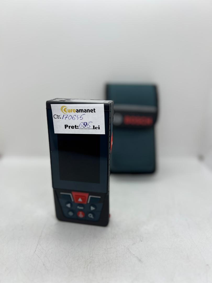 Telemetru cu laser Bosch 0601072Z00, 150 m domeniu maxim de lucru, 50 valori memorate image 2