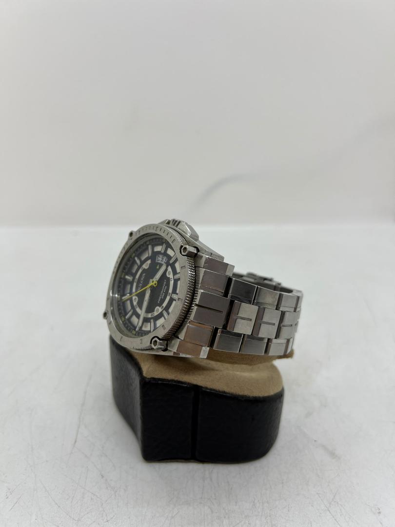 Ceas Bulova Precisionist Men C860942 Diver Date Silver Tone Quartz 45mm 7 3/4" image 2