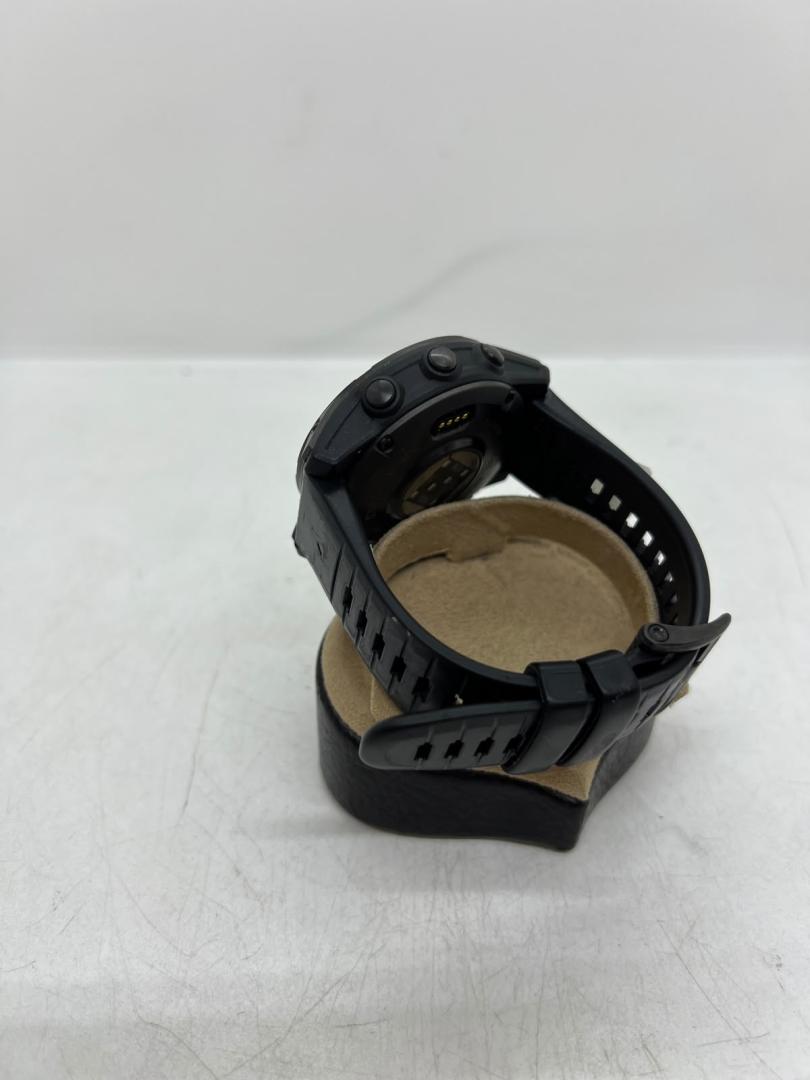 Smartwatch Garmin Fenix E, 47mm, GPS, Wi-Fi, Android/iOS, Glass, Otel inoxidabil, Slate Gray Steel, Black Silicone Band image 3