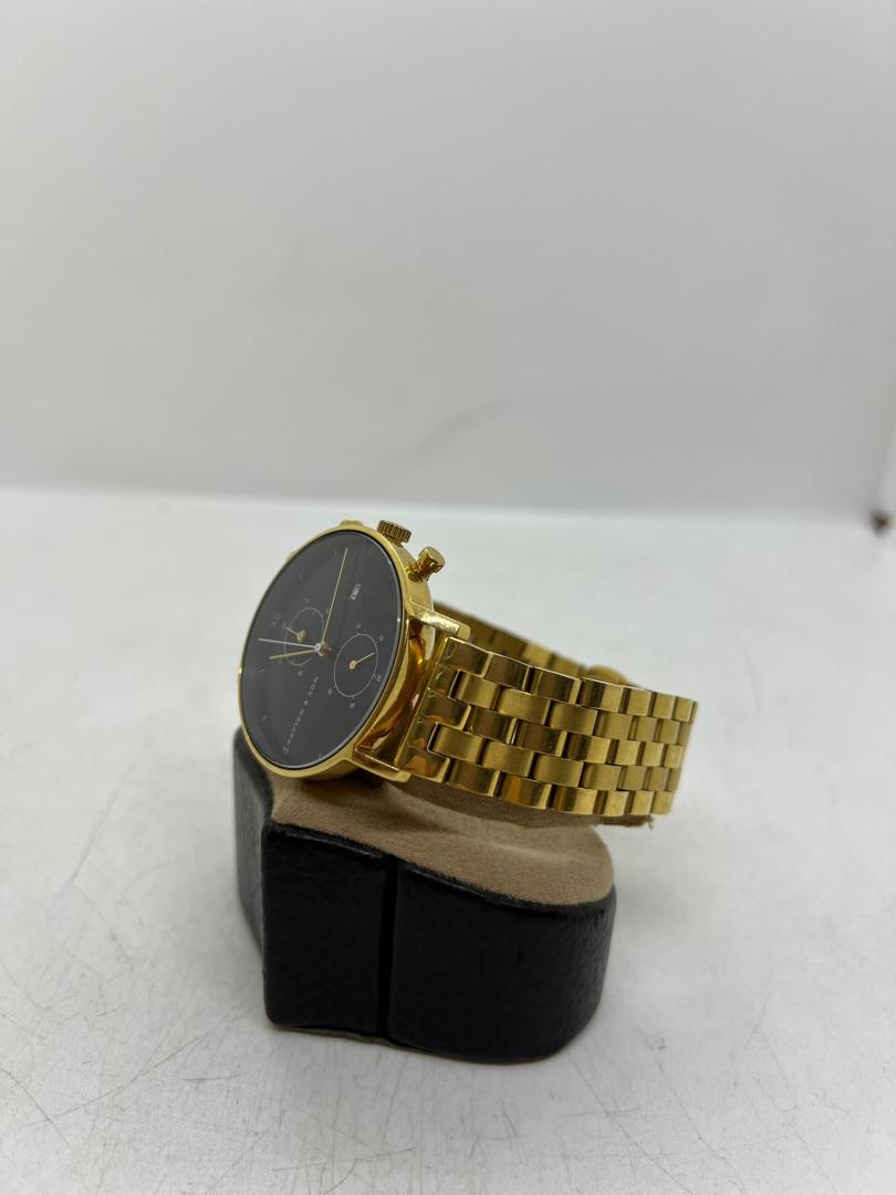 Ceas Kapten&Son Chrono Gold Black Steel image 3