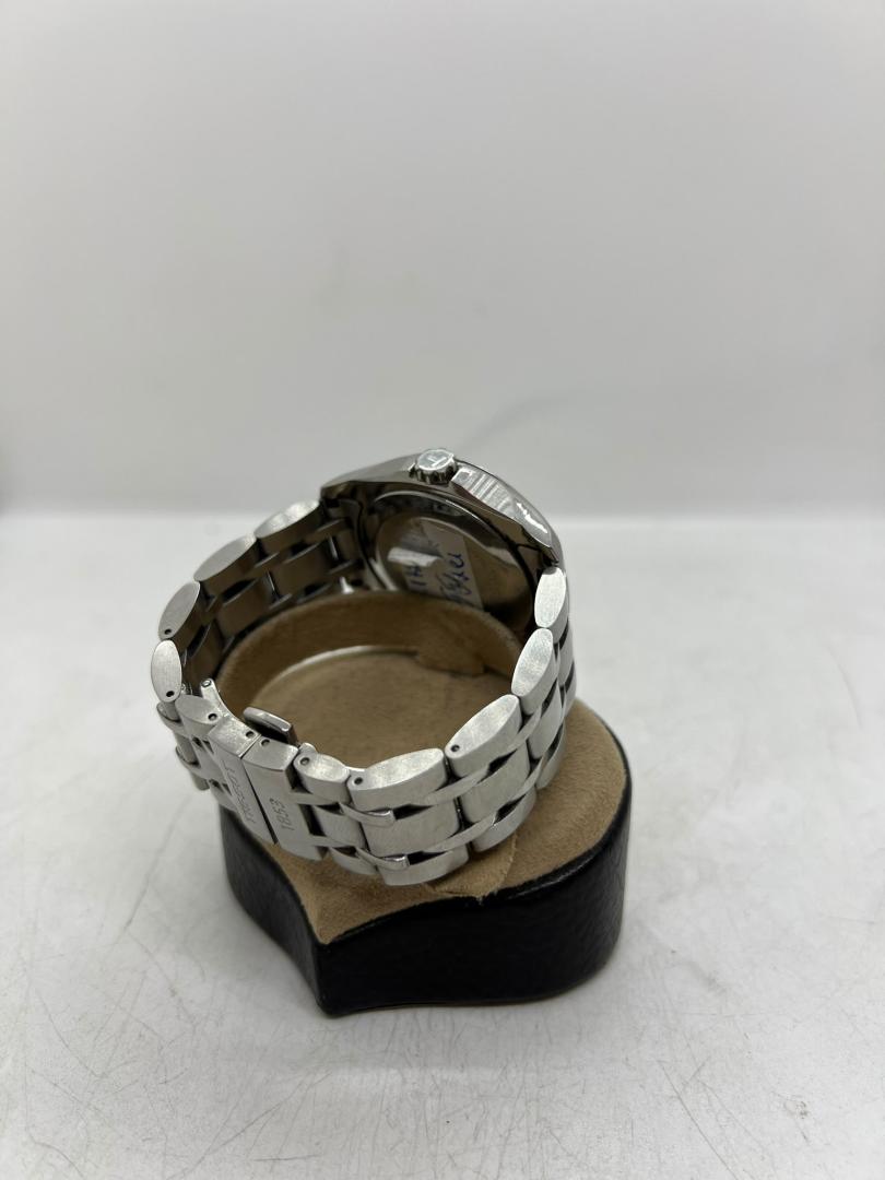 Ceas Tissot Couturier bărbătesc cu cadran alb, oțel inoxidabil, safir argintiu, 41 mm, T035410A image 2