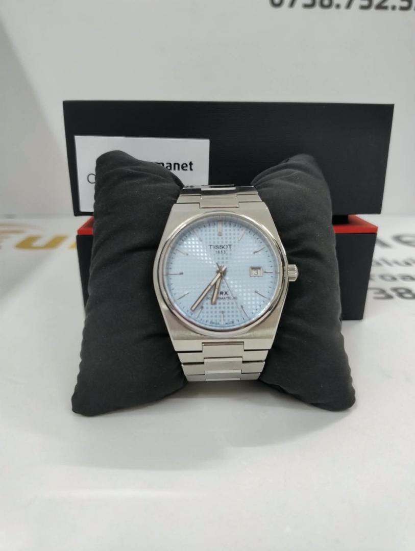 Ceas barbati Tissot PRX Powermatic 80, Otel inoxidabil, Argintiu image 4
