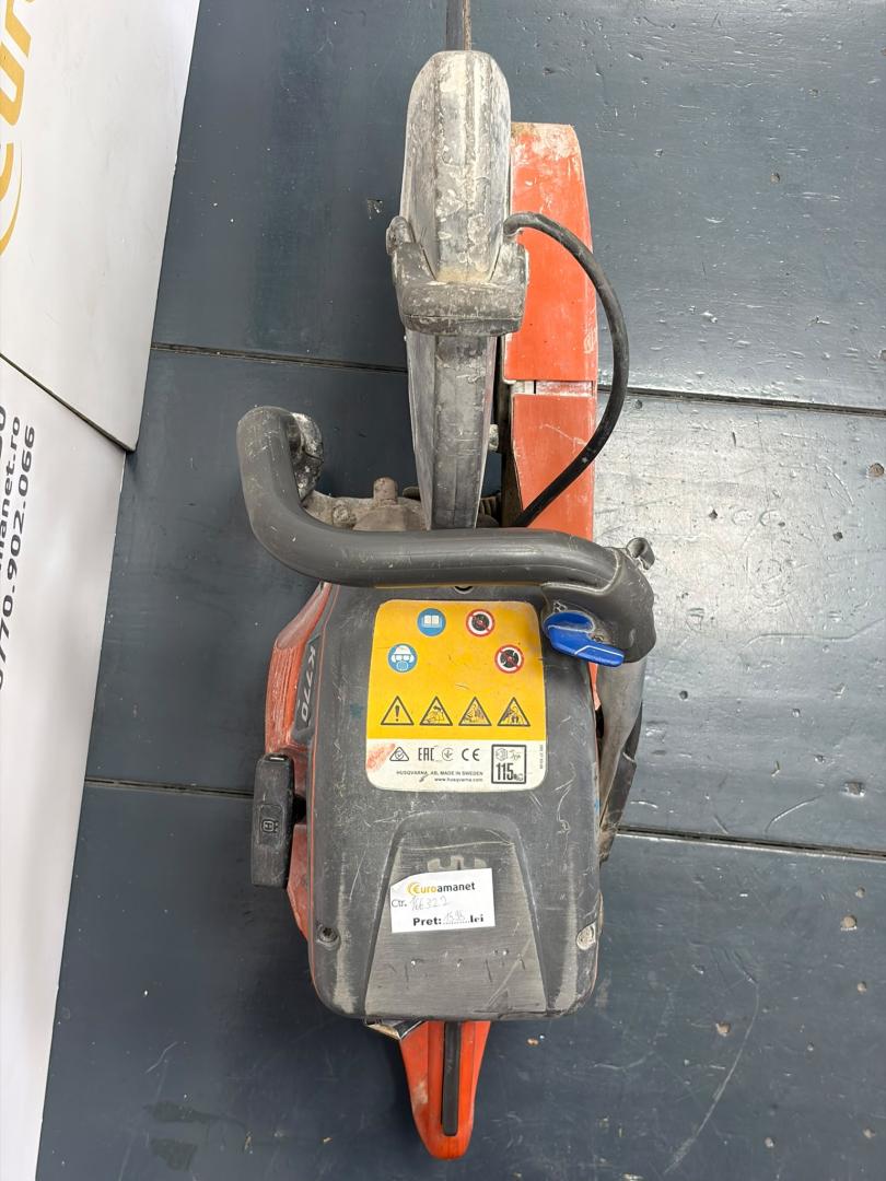 masina de debitat beton cu motor pe benzina Husqvarna K 770, Capacitate de taiere: 125, 3700 W, 2 timpi image 1