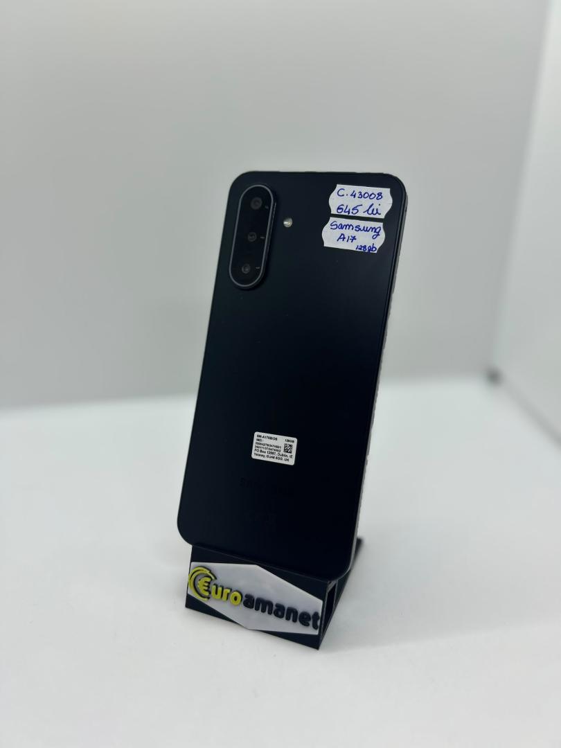 Telefon mobil Samsung Galaxy A17, Dual SIM, 4GB RAM, 128GB, 5G, Black