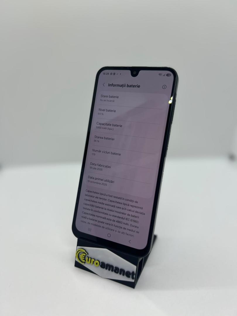 Telefon mobil Samsung Galaxy A17, Dual SIM, 4GB RAM, 128GB, 5G, Black image 3