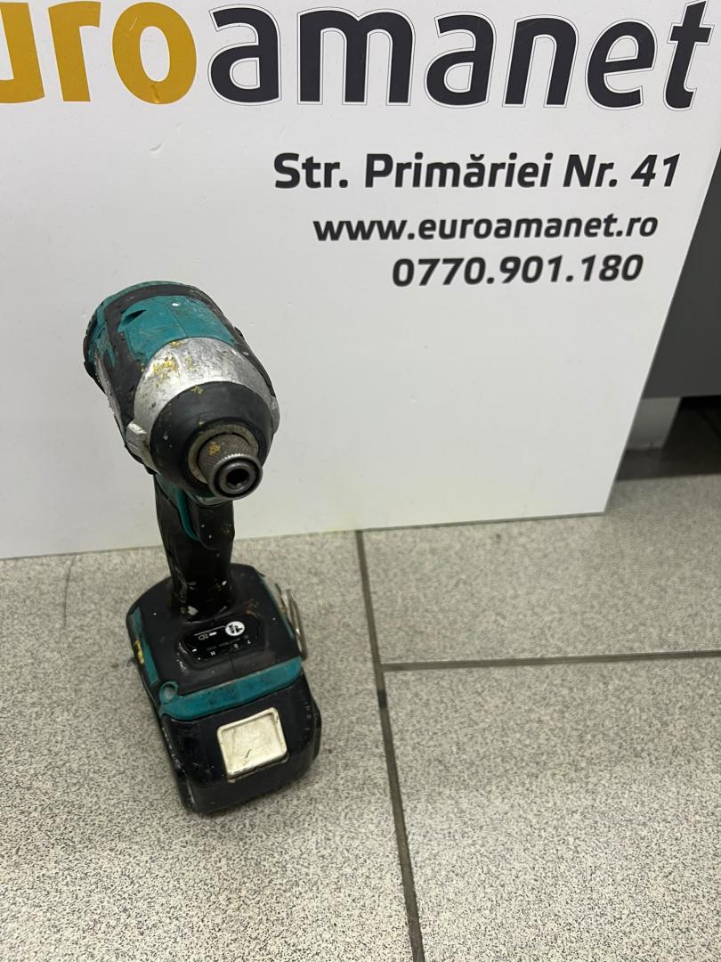 Autofiletanta Makita DTD 154 cu baterie 18v 3ah image 1