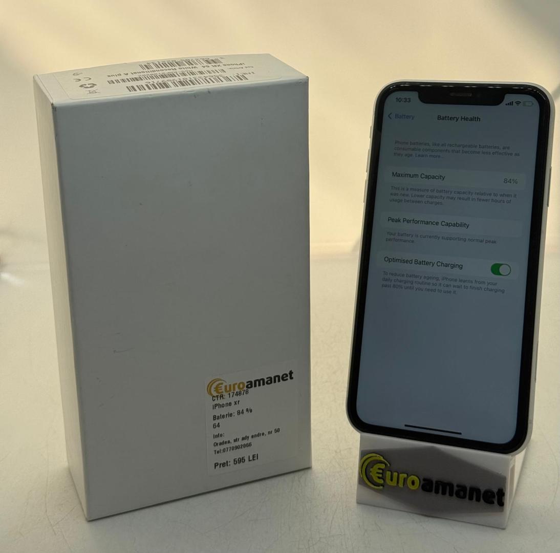 Telefon mobil Apple iPhone XR, 64GB, Bat 100% image 2
