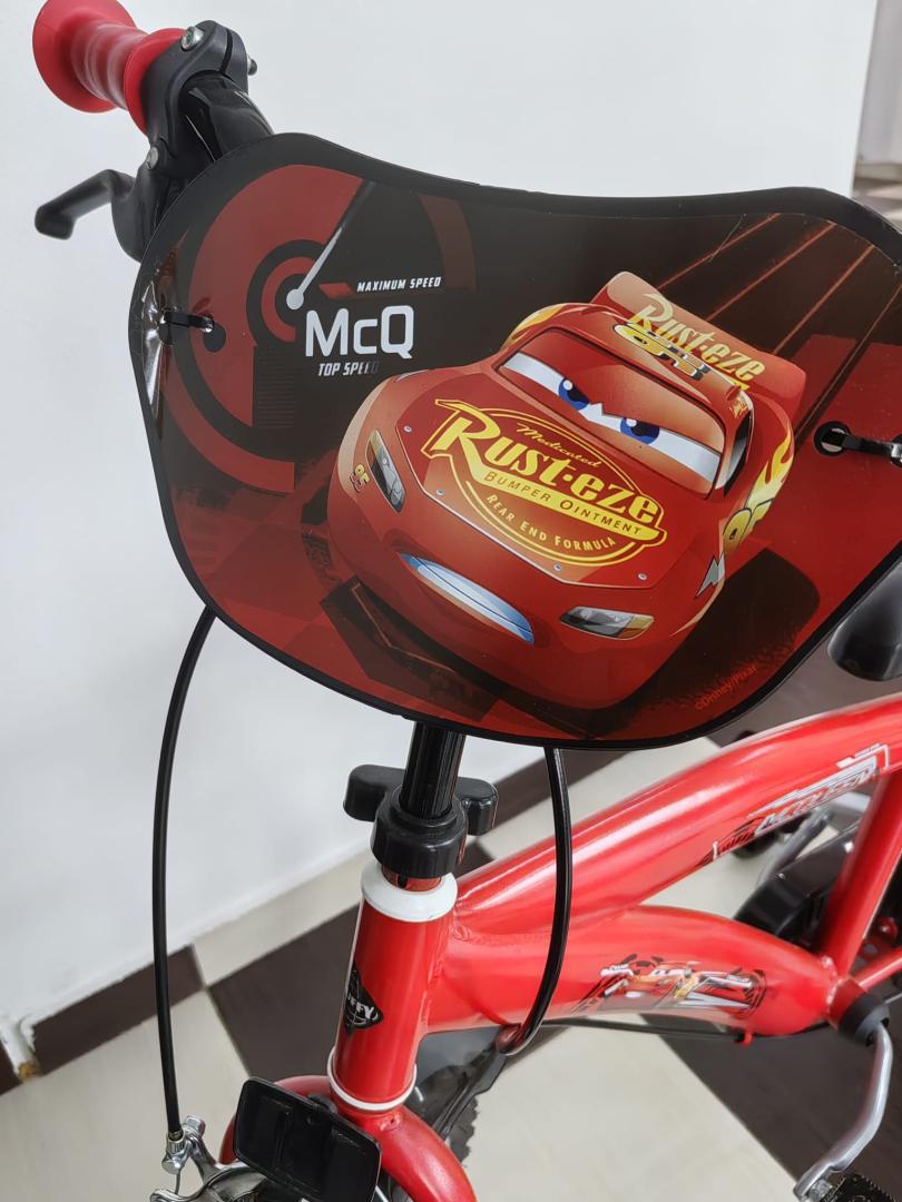 Bicicleta copii Disney, Huffy, Otel, Rosu, 16 inch image 4