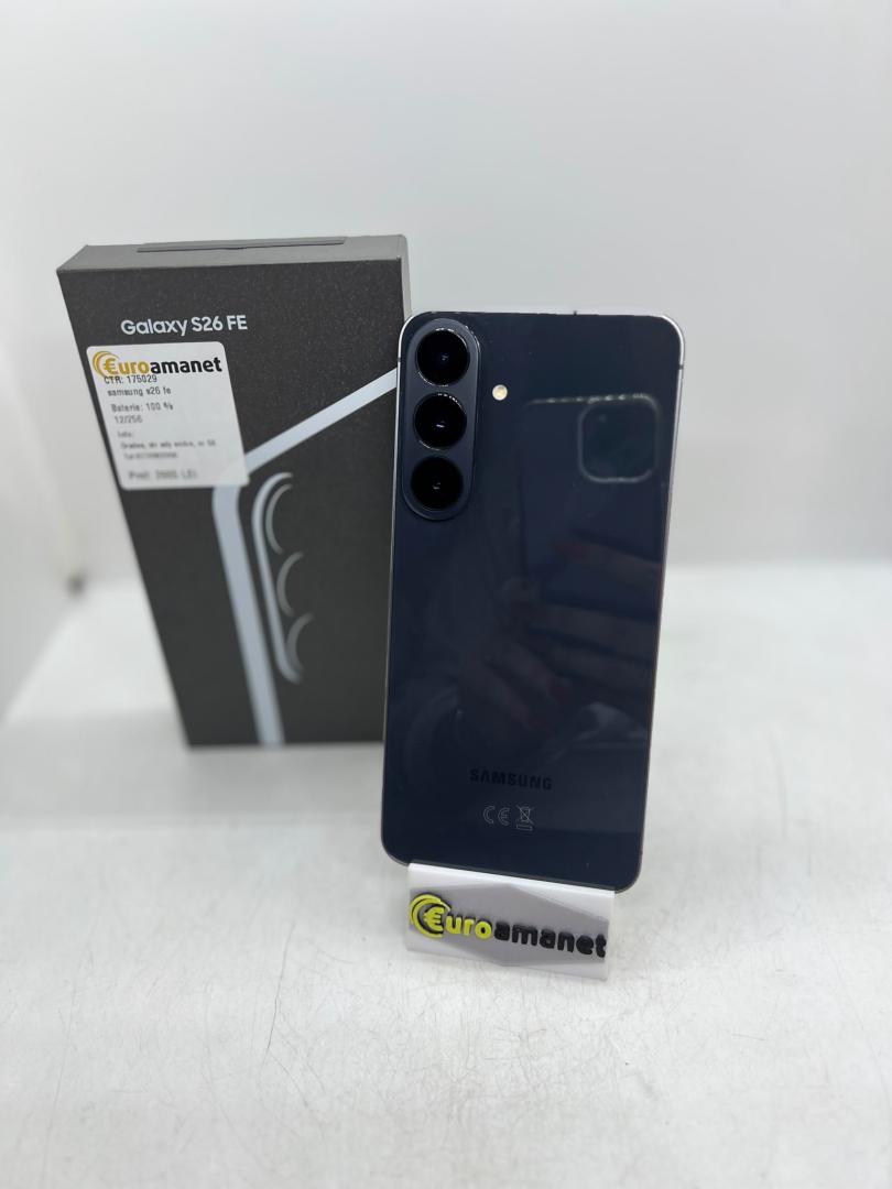 Telefon mobil Samsung Galaxy S26 FE, Dual SIM, 8GB RAM, 256GB, 5G, Graphite image 1