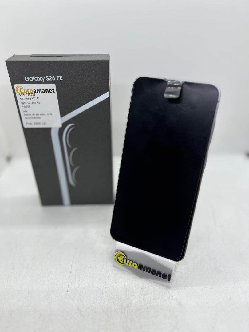 Telefon mobil Samsung Galaxy S26 FE, Dual SIM, 8GB RAM, 256GB, 5G, Graphite image 2