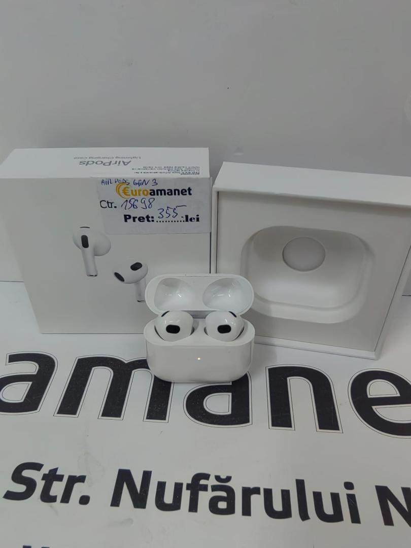 Casti Apple AirPods 3 generation image 2