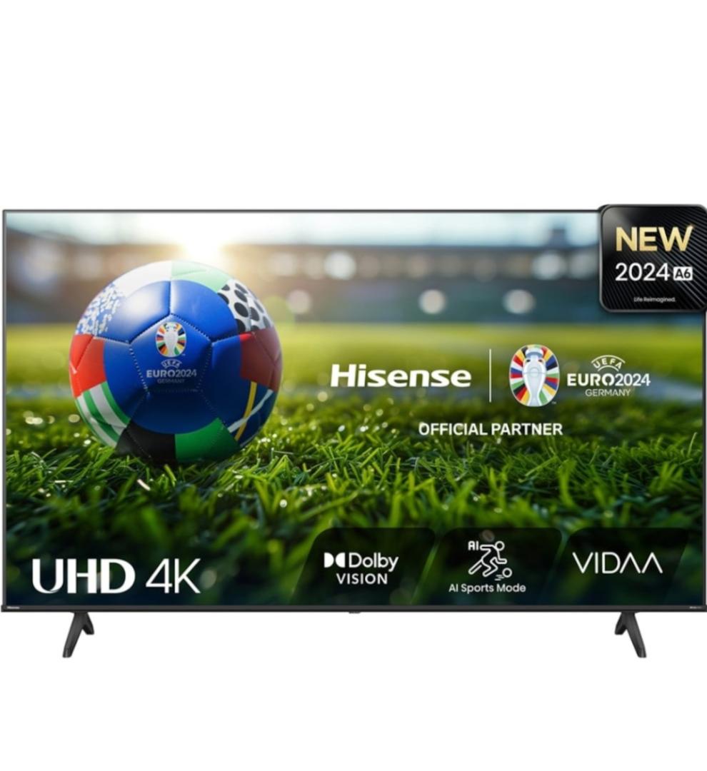 Televizor LED Hisense 147 cm 58" 58A6N, Ultra HD 4K, Smart TV, WiFi, CI+