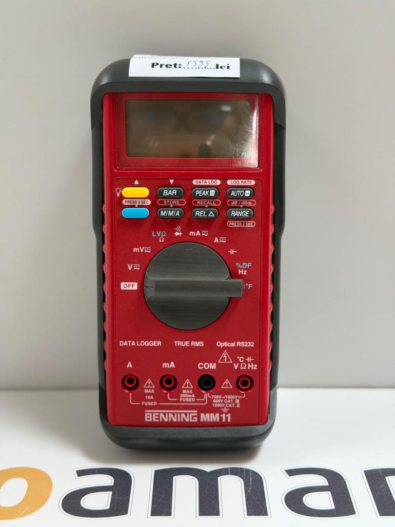 Multimetru digital BENNING MM 11 – afișaj cu 5 cifre