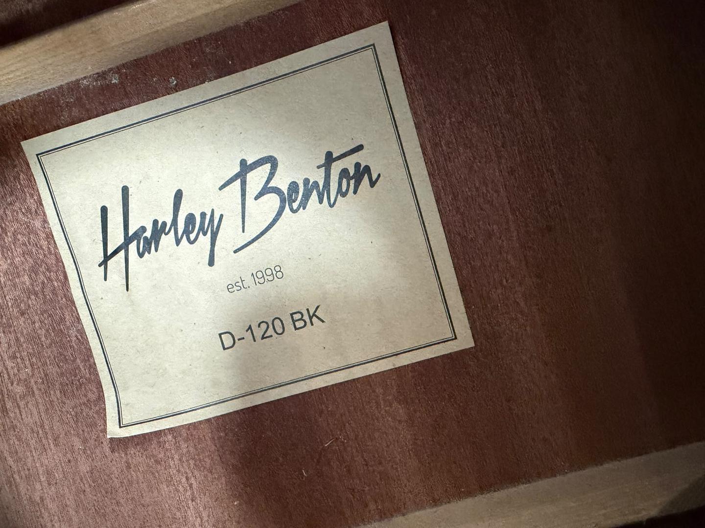 Chitara acustica Harley Benton D-120BK image 1