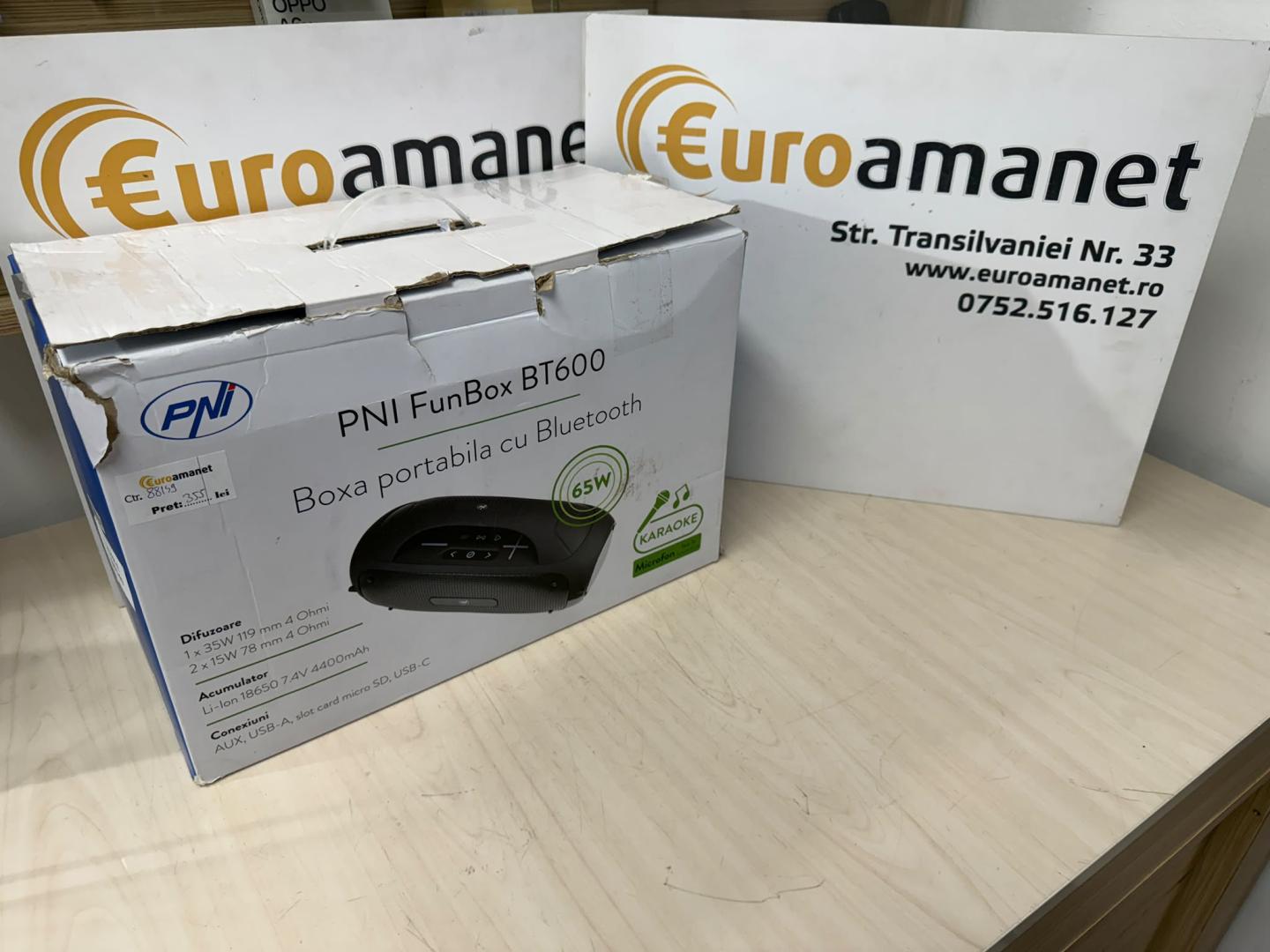 Boxa portabila PNI FunBox BT600, cu Bluetooth image 3