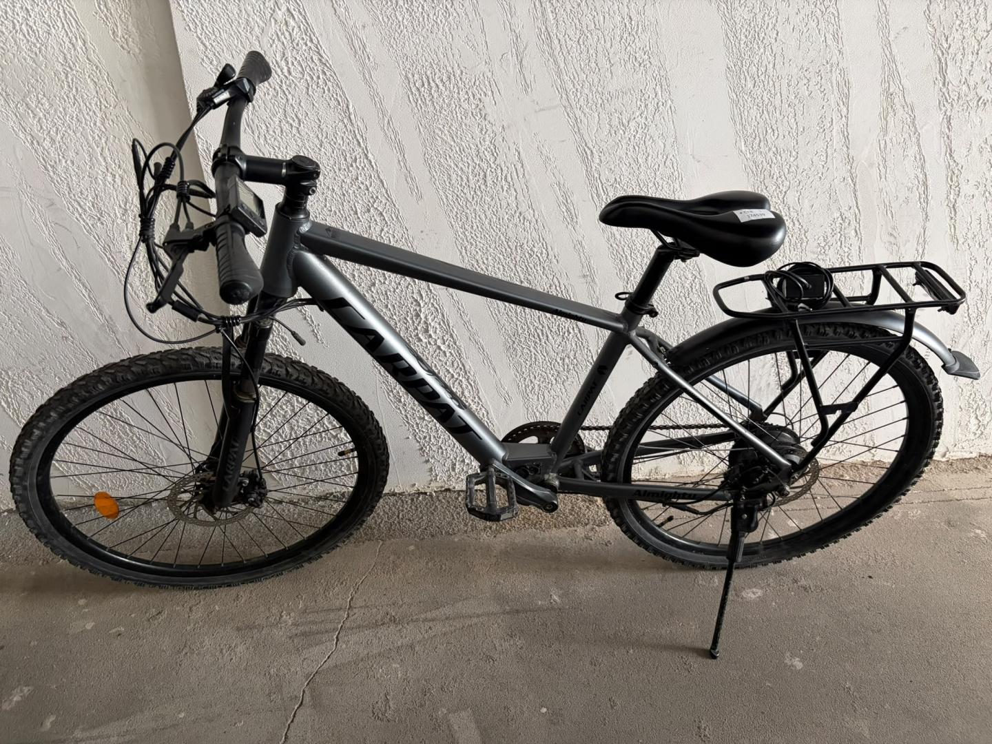Bicicletă electrică Carpat MTB Almighty C26518E, 26", gri/negru, autonomie 40 km, motor 250W