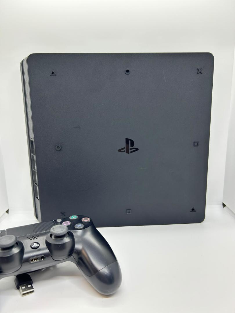 Consola SONY PlayStation 4 Slim (PS4 Slim) 500GB, Jet Black, F-Chassis image 2