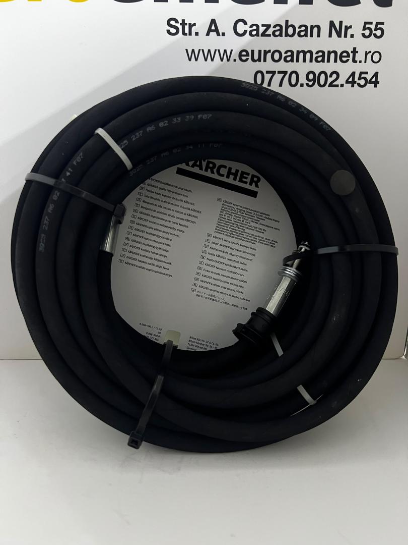 Karcher Furtun de înaltă presiune DN6, 15m, niplu de prindere pe ambele parti image 2