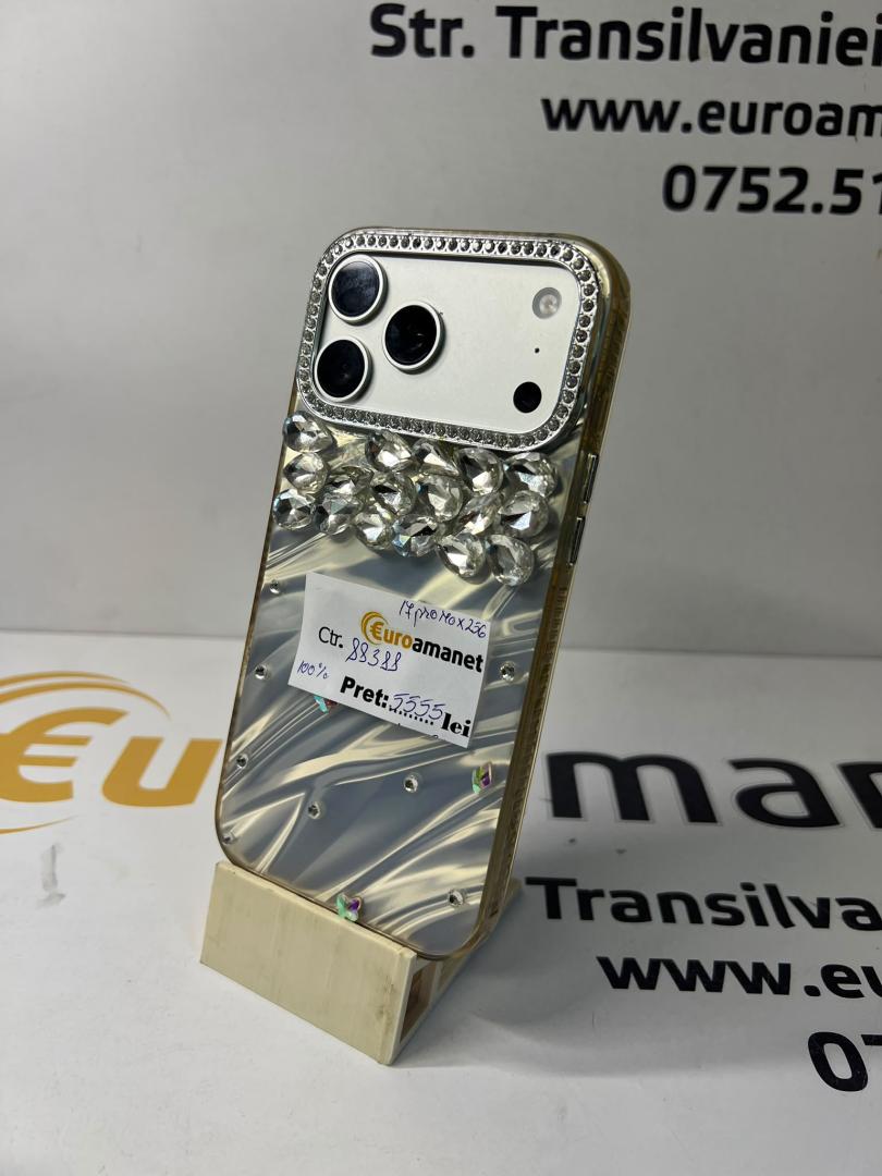 Telefon mobil Apple iPhone 17 Pro Max, 256GB, 5G, Silver, bat 100% image 3