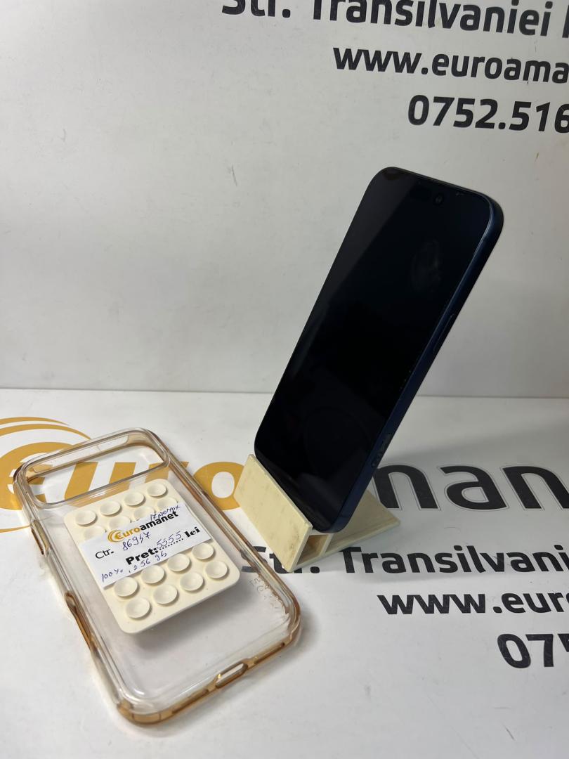 Telefon mobil Apple iPhone 17 Pro Max, 256GB, 5G, Deep Blue, bat 100% image 1