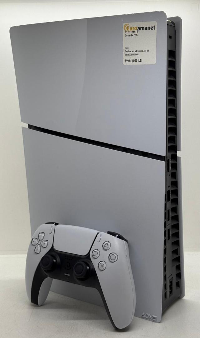 Consola PlayStation 5 Digital Edition (PS5) Slim, 825GB SSD, E-Chassis image 2