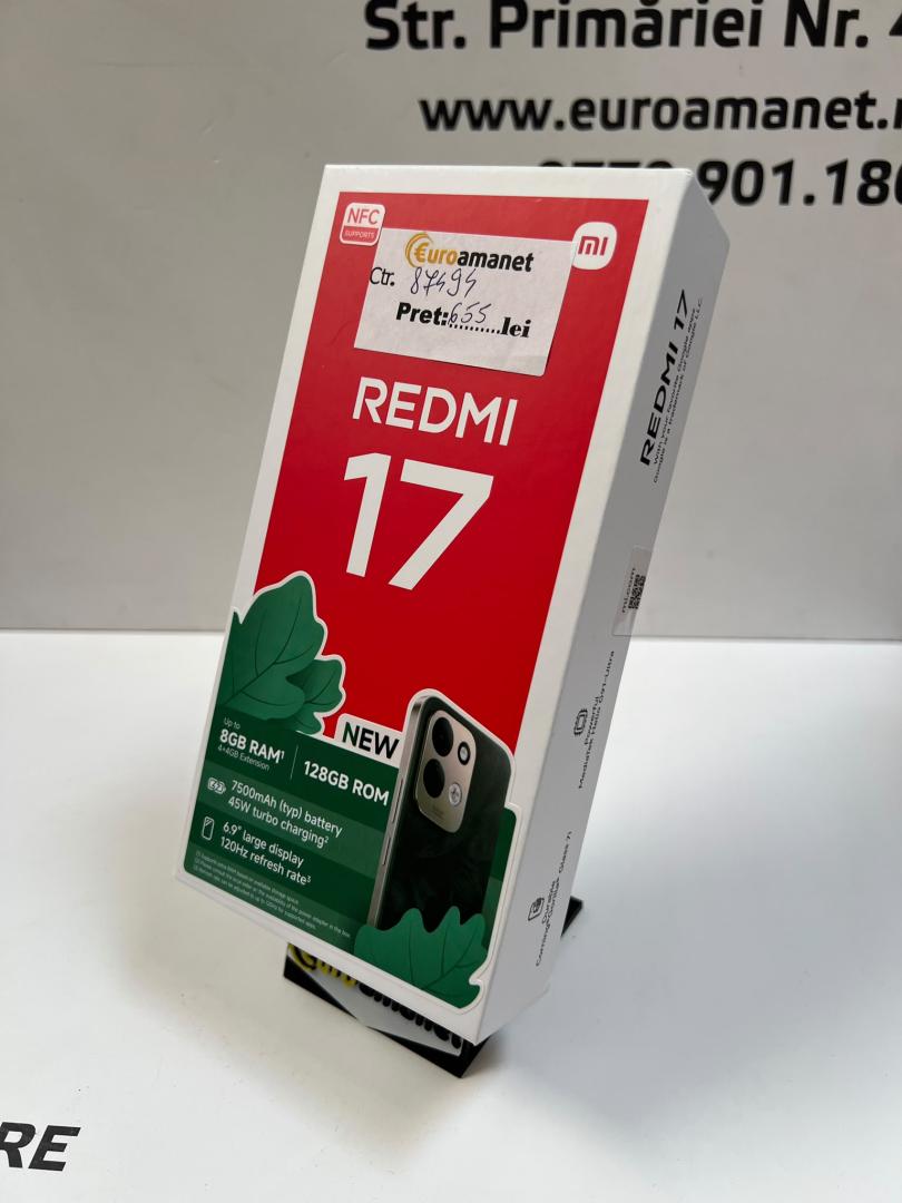 Telefon mobil Xiaomi Redmi 17, 4GB RAM, 128GB image 1