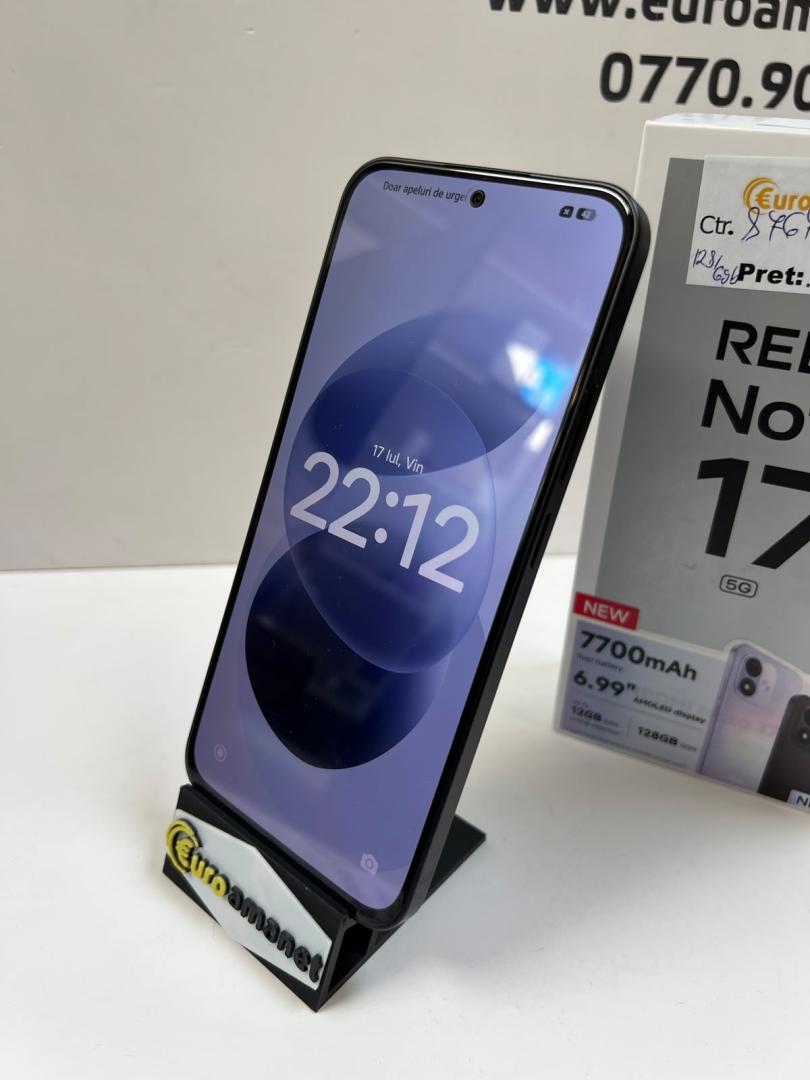 Telefon mobil Xiaomi Redmi Note 17, 6GB RAM, 128GB image 3