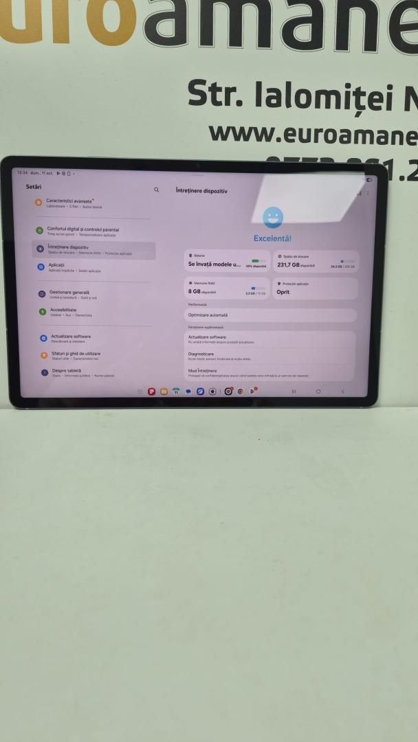 Tableta Samsung Galaxy Tab S10 FE+, 13.1", 12GB, 256GB, Wi-Fi, Gray image 4