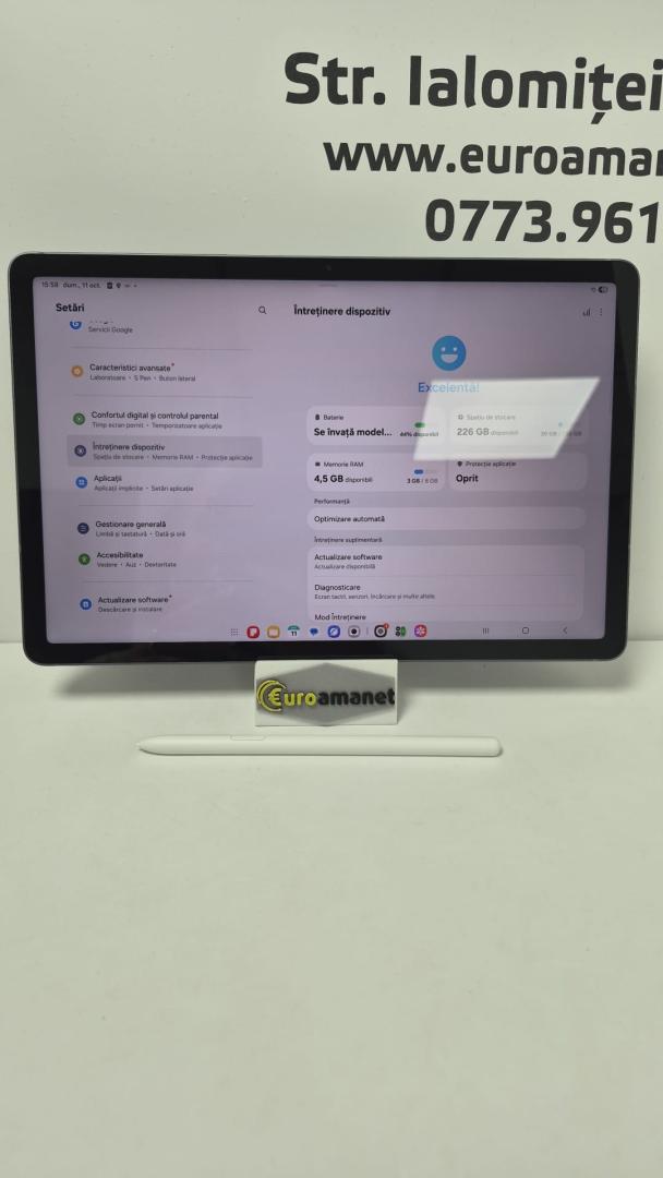 Tableta Samsung Galaxy Tab S10 Lite 10.9", 8GB RAM, 256GB, Wifi, GRAY image 2