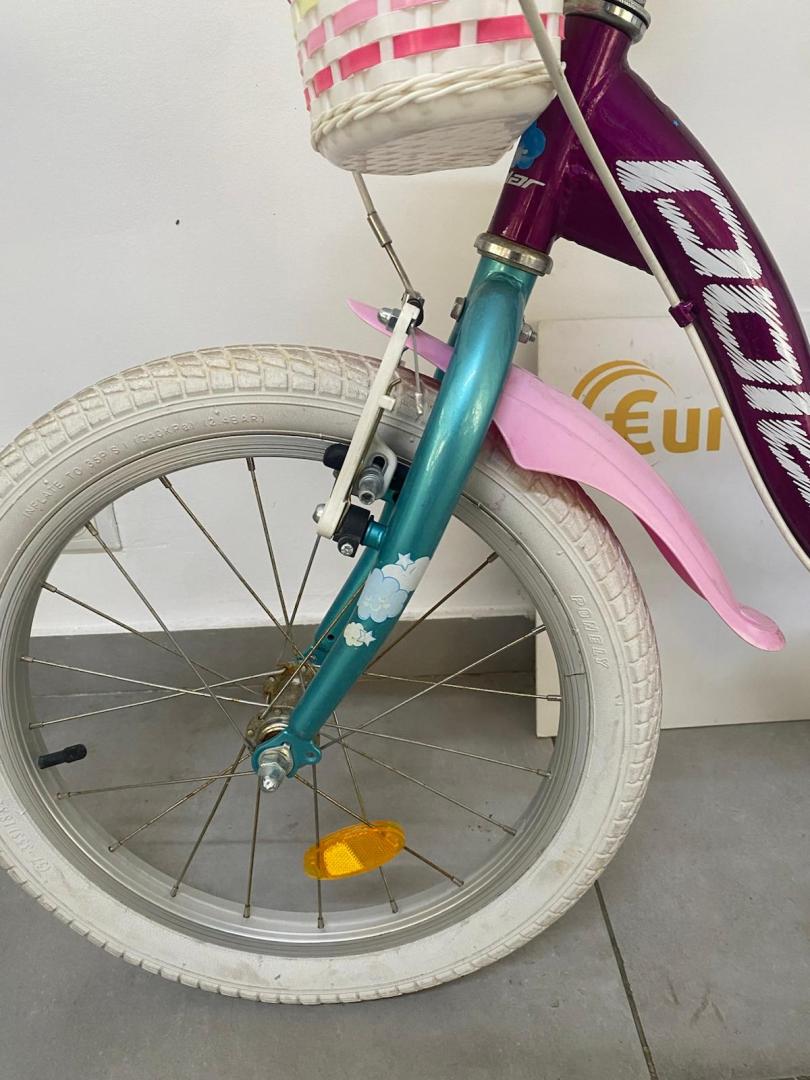Bicicleta copii, 5-7 ani, City, Polar Icecream, 18 inch image 3