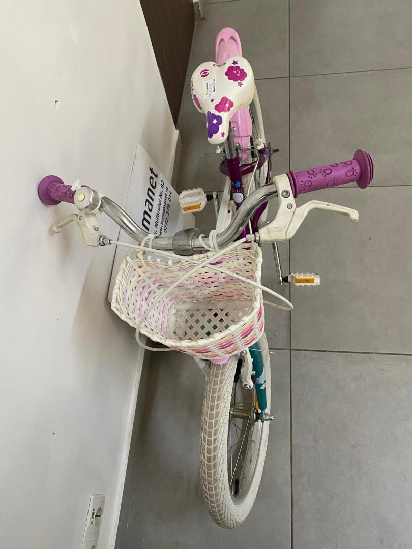 Bicicleta copii, 5-7 ani, City, Polar Icecream, 18 inch image 4