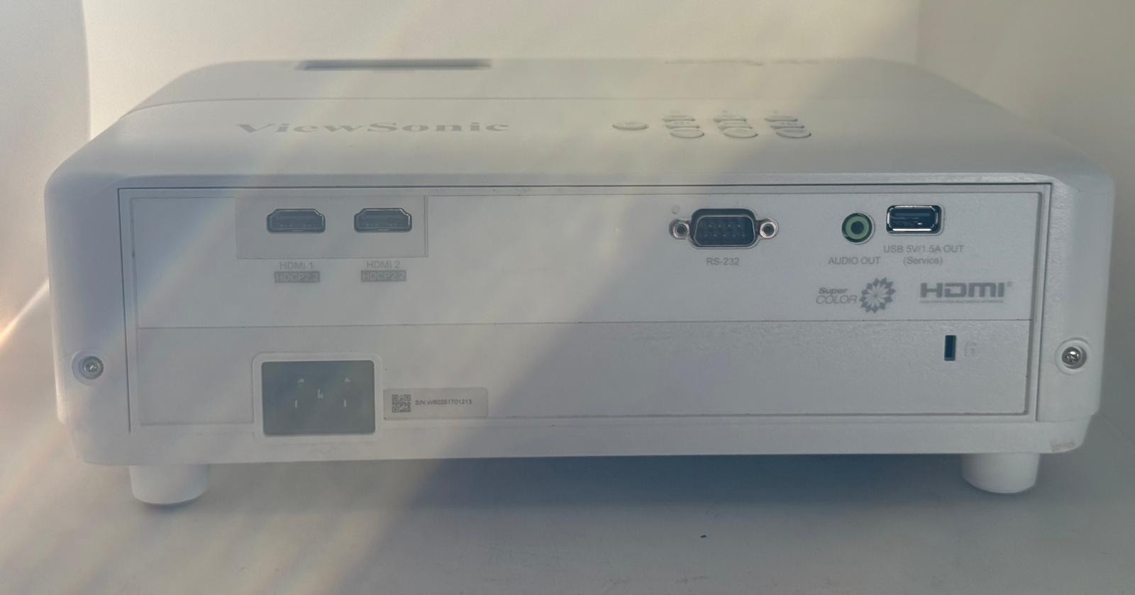 Videoproiector ViewSonic PX701-4K, 4K, 3200 lumeni, HDMI, Alb image 1