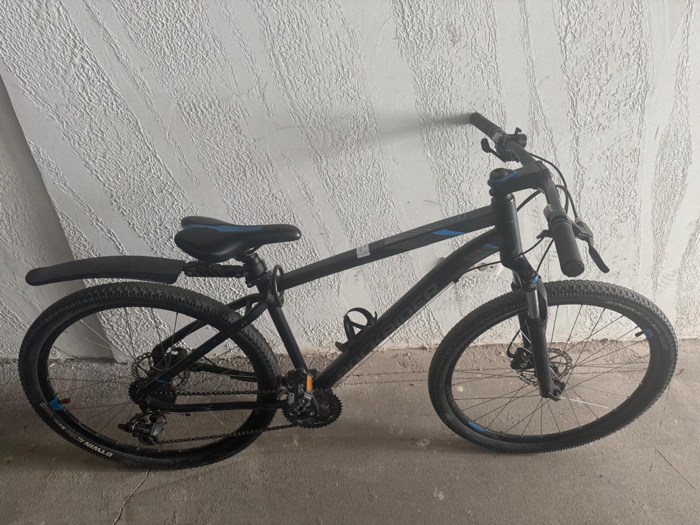 MTB ROCKRIDER ST 520 NEGRU/ALBASTRU image 1