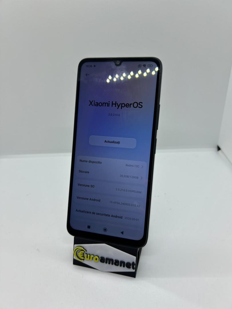 Telefon mobil Xiaomi Redmi 13C, 6GB RAM, 128GB, Midnight Black image 2