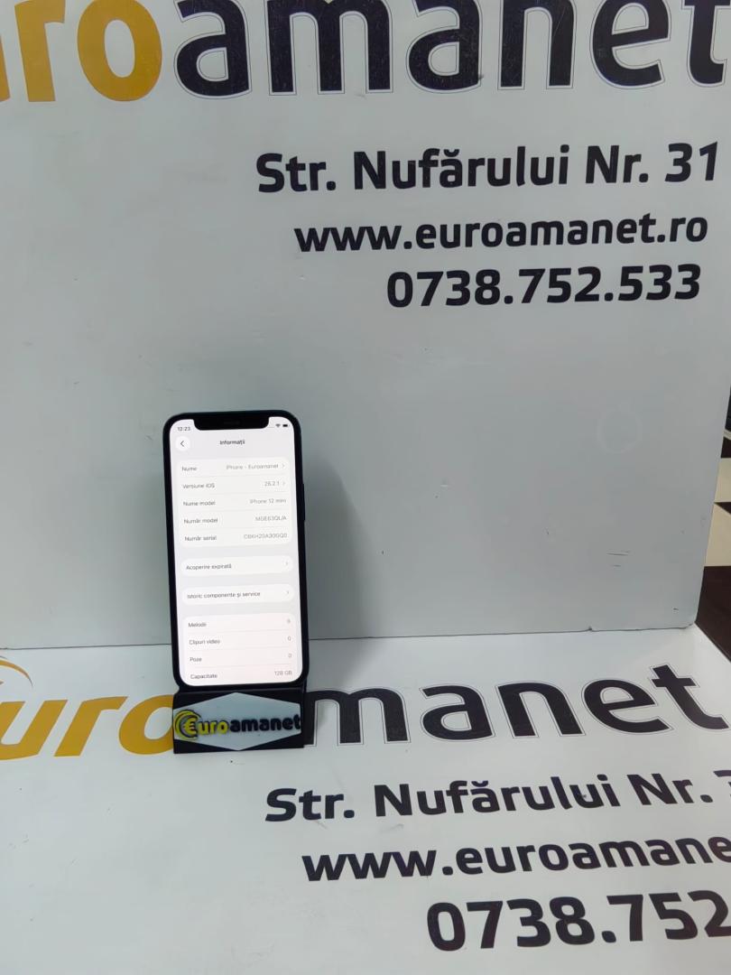 Telefon mobil Apple iPhone 12 mini, 128GB, 5G , bat 76 image 3