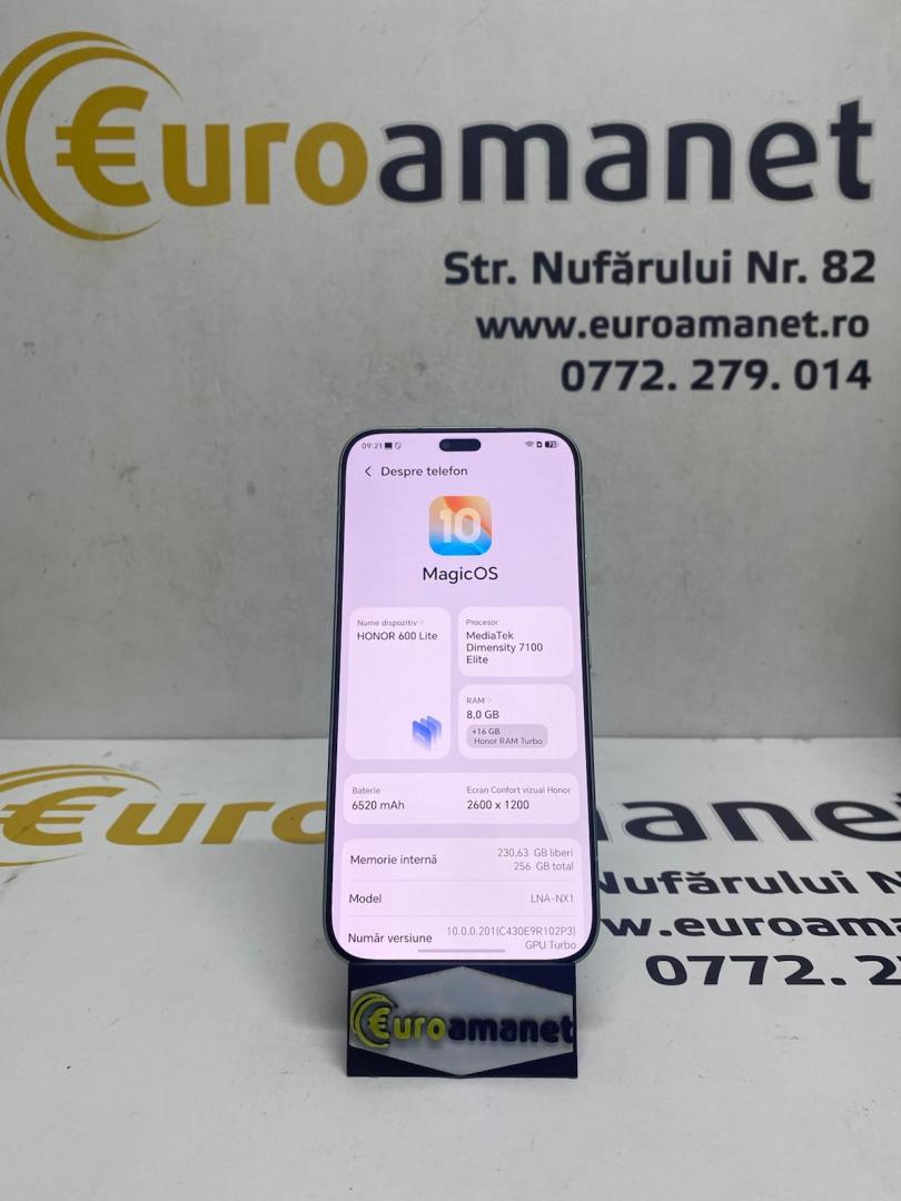 Telefon mobil HONOR 600 Lite, Dual SIM, 8GB RAM, 256GB image 2