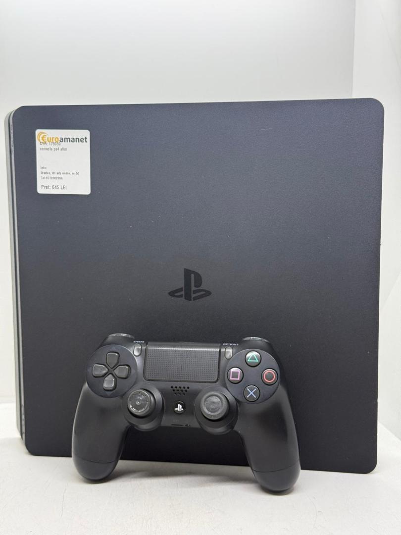 Consola Sony Playstation 4 SLIM, 1 TB, Neagra image 1