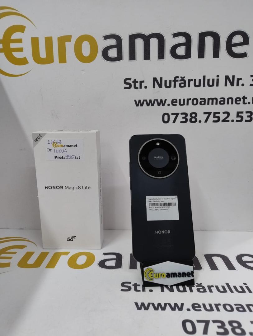 Telefon mobil Honor Magic 8 Lite, 8GB RAM, 256GB, 5G, Midnight Black image 4