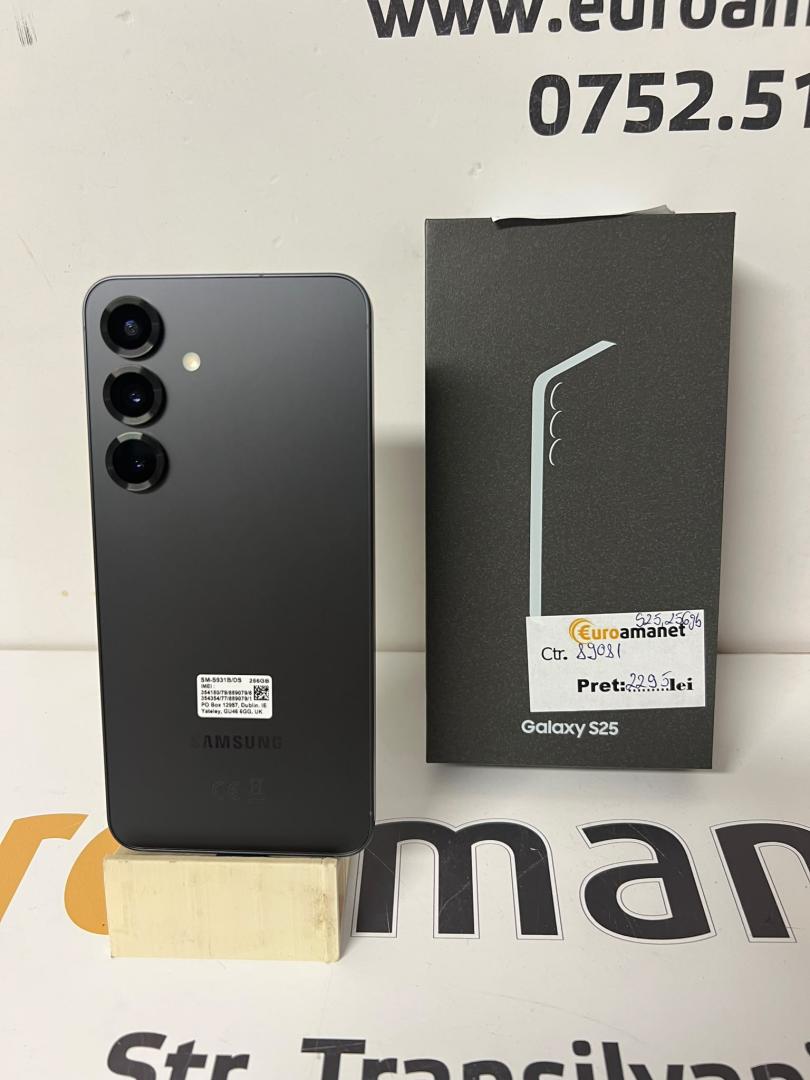 Telefon mobil Samsung Galaxy S25, 12GB RAM, 256GB