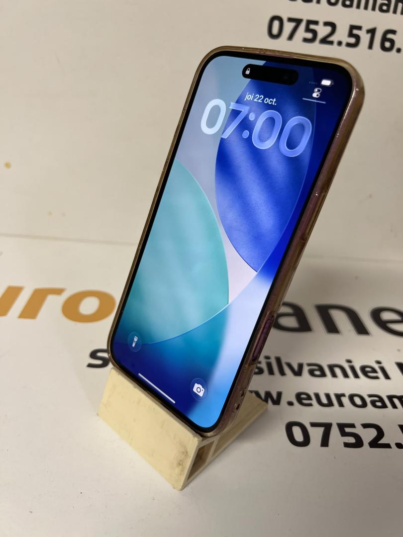 Telefon mobil Apple iPhone 16 Plus, 128GB, Baterie 94% image 3