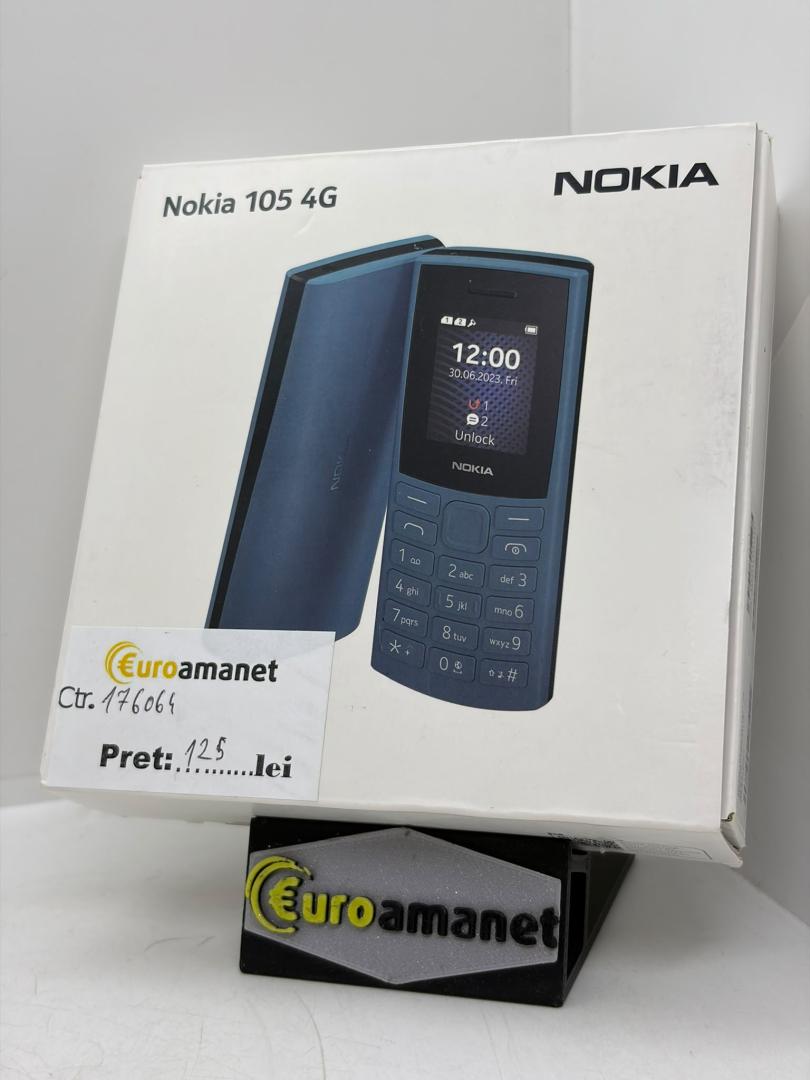 Telefon mobil Nokia 105 4G (2024) editia a 2-a, Dual SIM