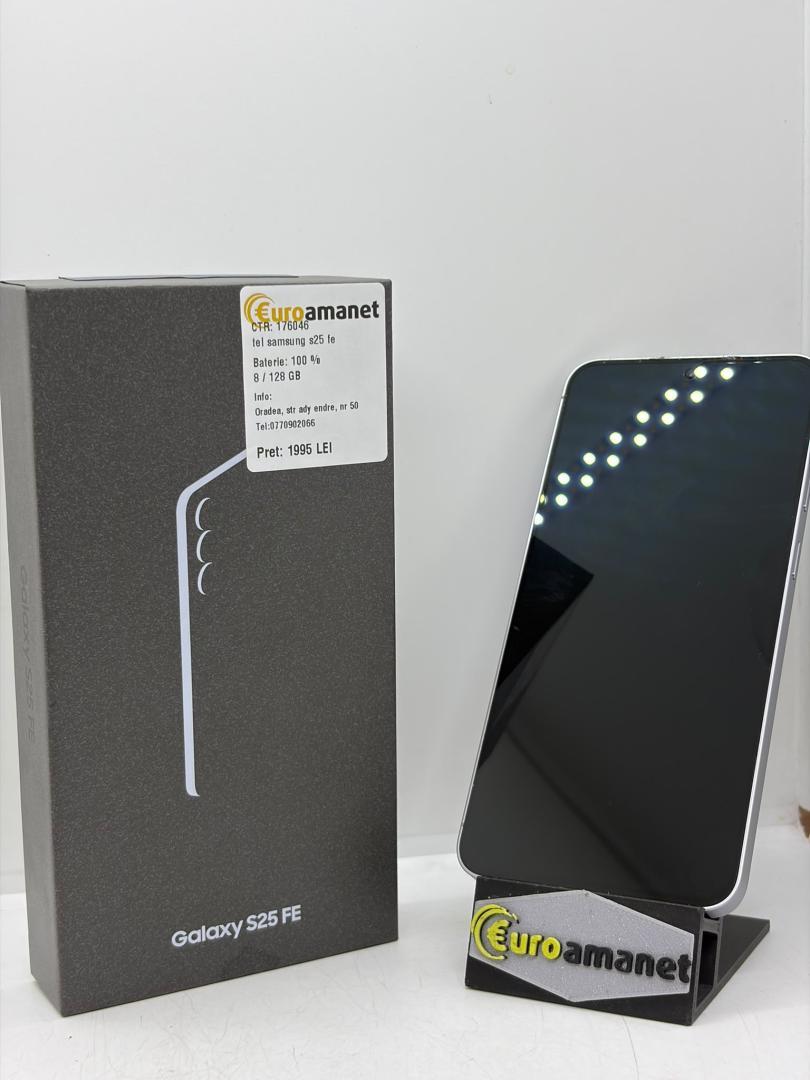 Telefon mobil Samsung Galaxy S25 FE, Dual SIM, 8GB RAM, 128GB, 5G, Navy image 1