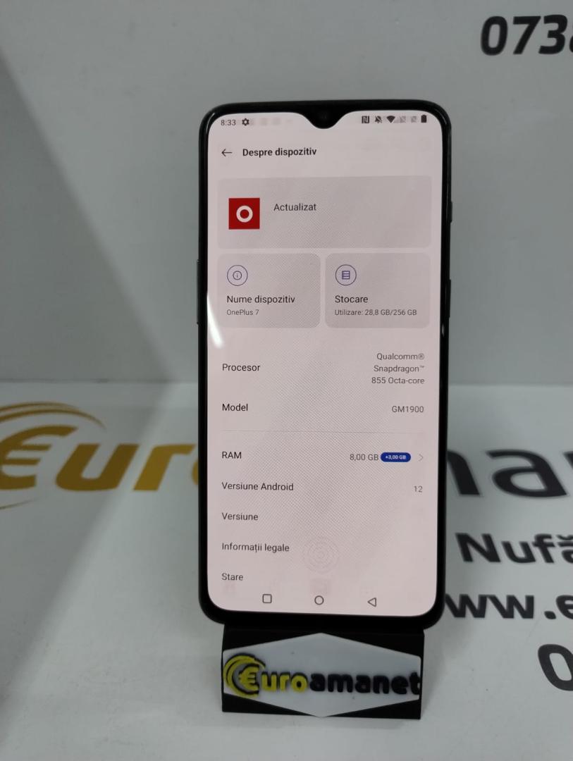 Telefon mobil OnePlus 7, 256GB, 12GB RAM, ecran 6.41", Dual SiM 4G, Black image 1
