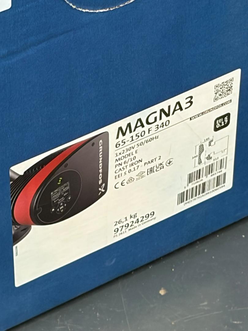 Pompa de circulatie Grundfos Magna3 65-150 F 340, 50 / 60 Hz, 1 x 230 V, PN 6/10 image 3