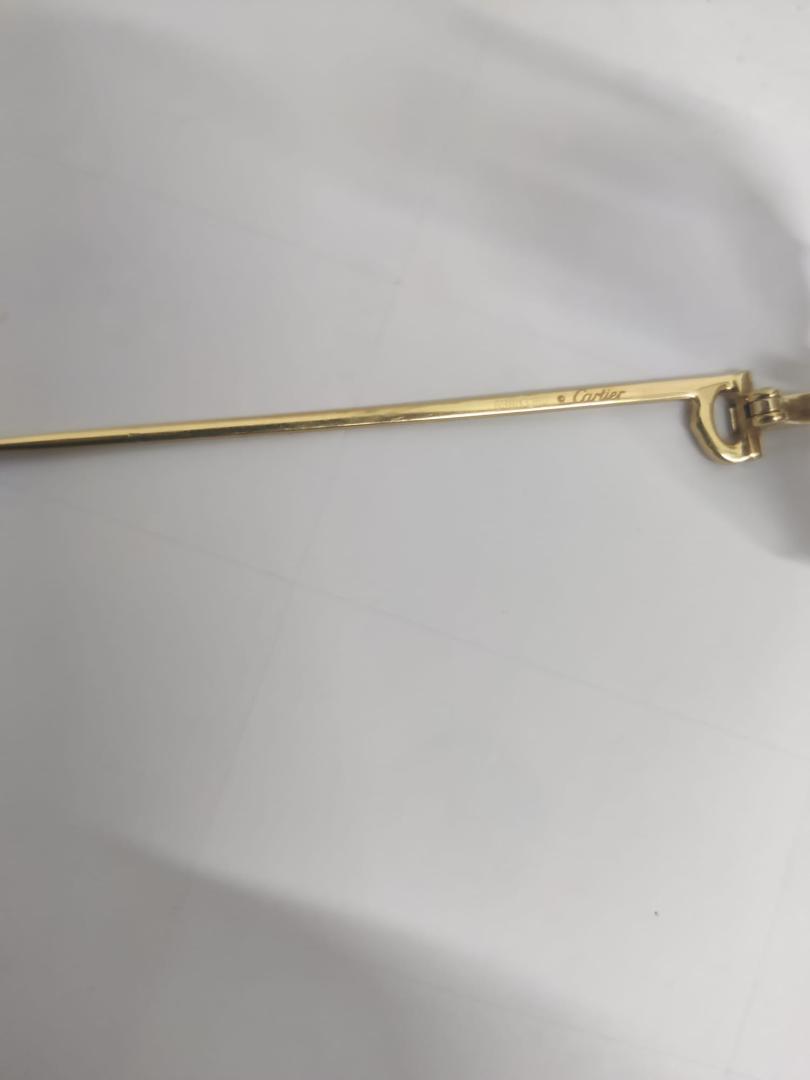 CARTIER Gold Rimless 55MM-140MM Men's Eyewear CT0259O 002 image 2