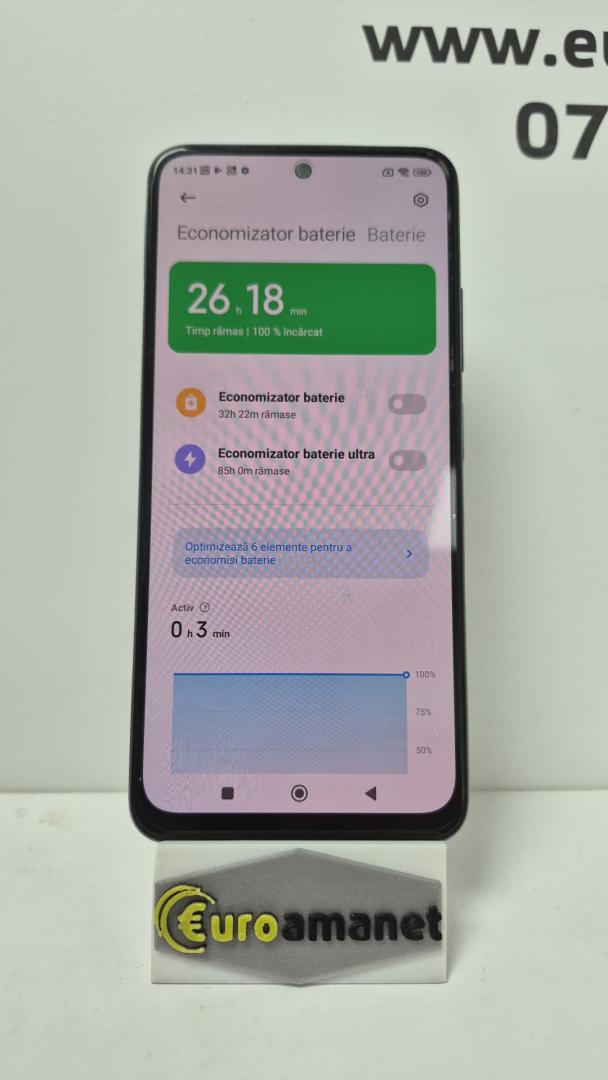 Telefon mobil Xiaomi Redmi Note 11, 4GB RAM, 64GB, Twilight Blue image 3