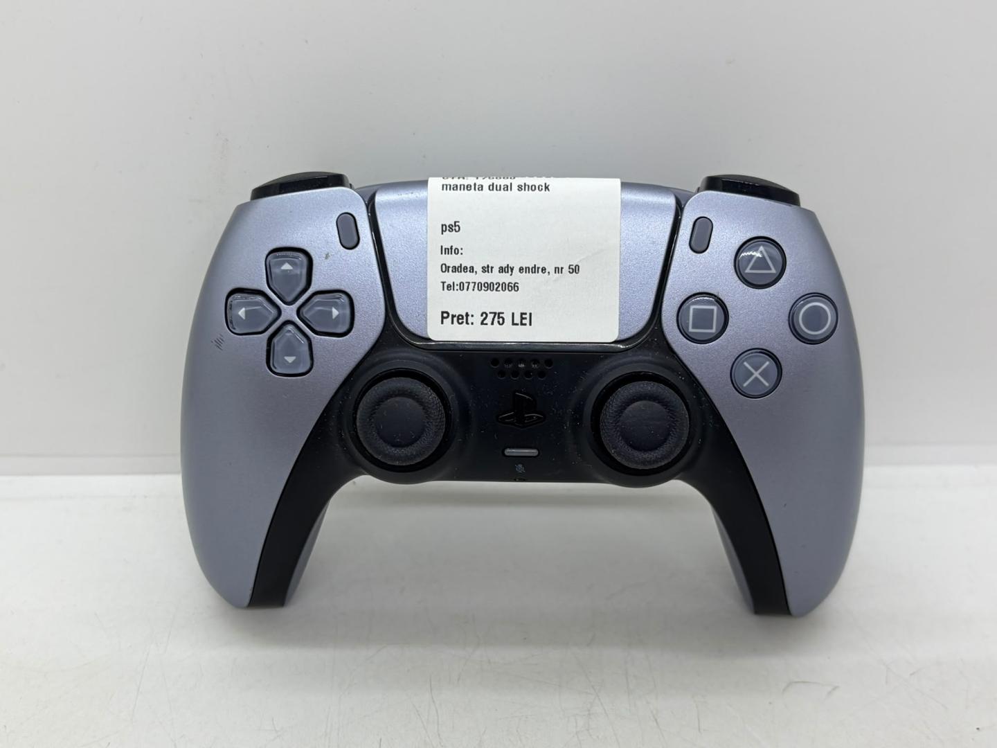 Controller Wireless PlayStation 5 (PS5) DualSense, Sterling Silver