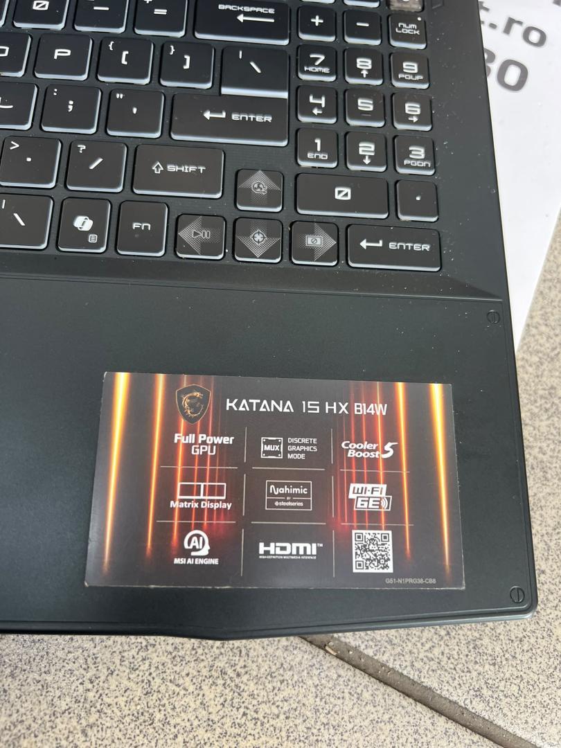 Laptop Gaming MSI Katana 15 image 1