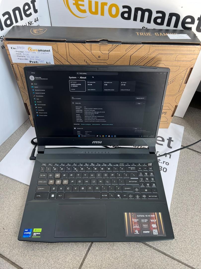 Laptop Gaming MSI Katana 15 image 2
