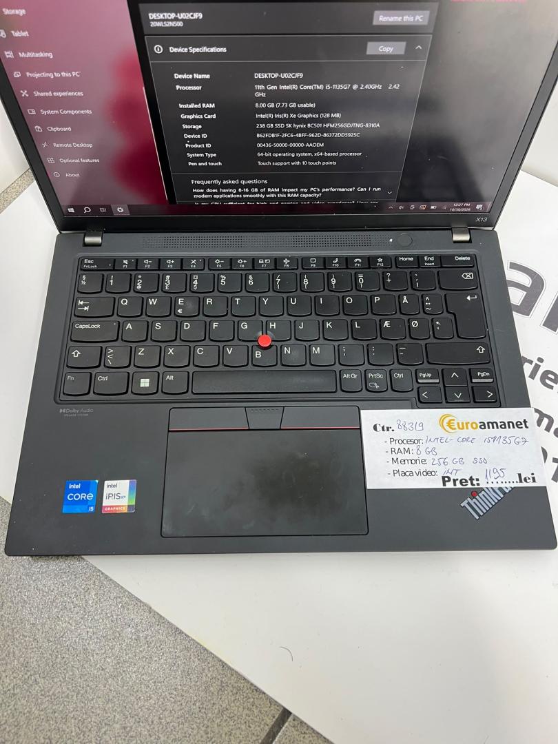 Notebook Lenovo Tinkpad x13 gen 2 image 4